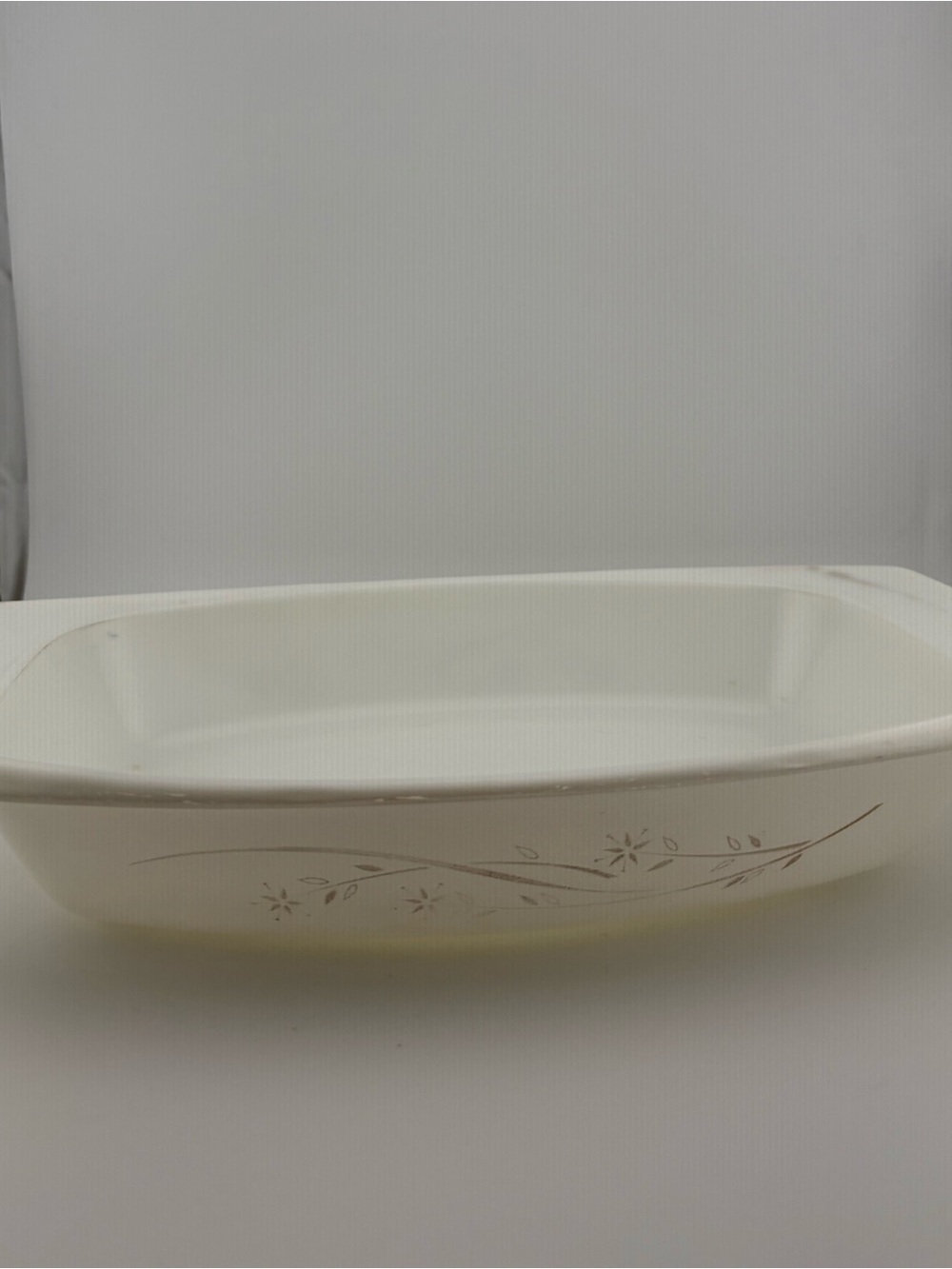 Vintage Pyrex Golden Honeysuckle casserole dish 033 1.5Qt